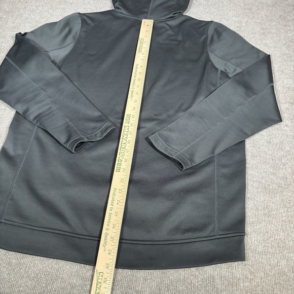 Nike Fly Hoodie Sweatshirt Mens L Pullover Gray Dri Fit Big Swoosh Logo - Picture 8 of 9